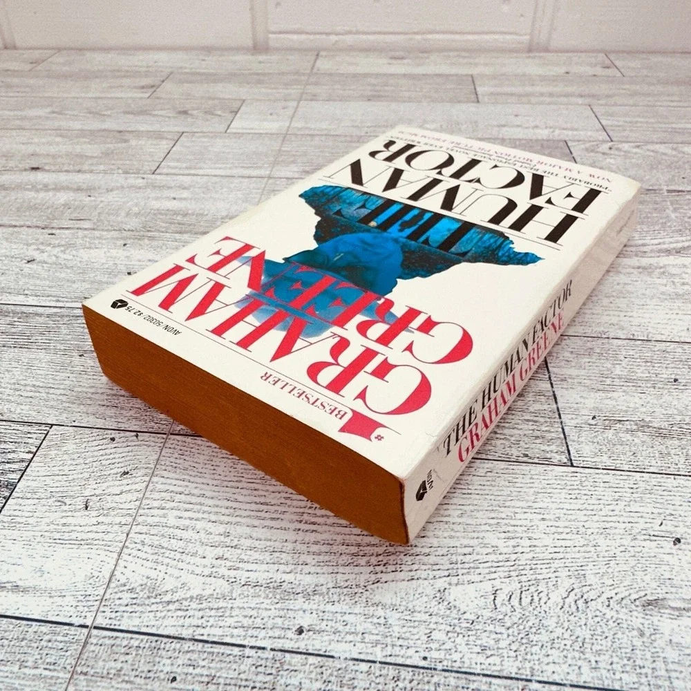 The Human Factor Graham Greene‎ 1979 Paperback Cold War Spy Thriller Avon Books